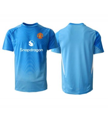 Lacne Muži Futbalové dres Manchester United Brankarsky  2025-26 Krátky Rukáv - Domáci